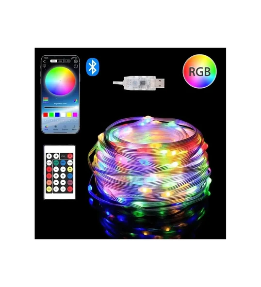 10 Metre, Led Şerit, Usb Bağlantılı, Kumandalı, Ambiyans Işığı SDR-LED-109 (5314) - 2