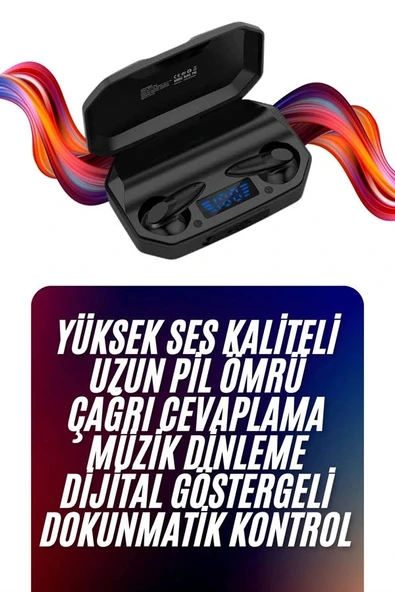 Çağrı Cevaplayabilen Akıllı Saat 5.2 Bluetooth Bağlantılı Gaming Kulaklık - Resim 2