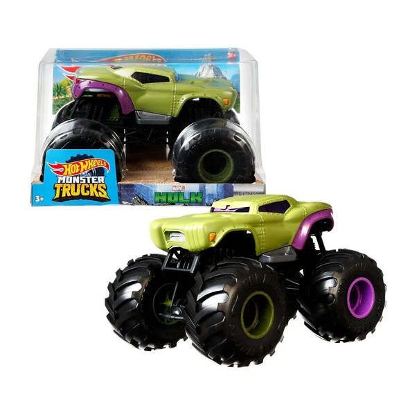 FYJ83 Hot Wheels Monster Trucks 1:24 Arabalar - Resim 4