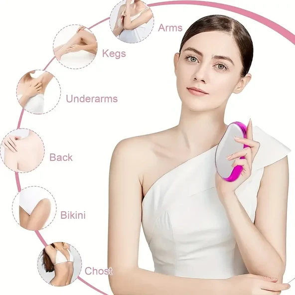 Crystal Eraser Epilasyon Aleti Tüy Silgisi Kristal Epilatör (5314) - 5