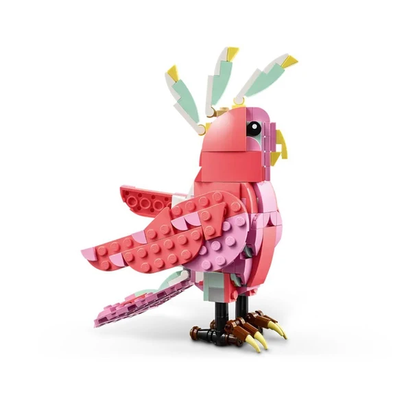 31170 Lego Creator 3ü1 arada Vahşi Hayvanlar:Pembe Flamingo 288 parça +8 yaş - Resim 7