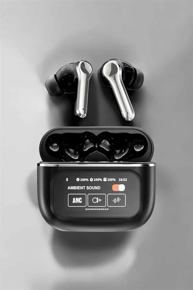Yeni Nesil Bluetooth Kulaklık Ekranlı Yüksek Ses Kaliteli Uzun Şarj Süreli - Resim 4