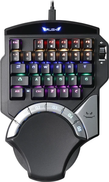 Rush Haymaker RK95 RGB Mekanik Oyuncu Klavyesi Keypad - Resim 2