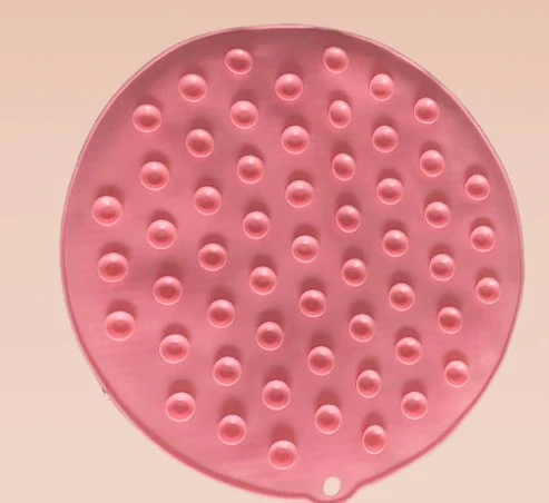 Yuvarlak Vantuzlu Banyo Sırt Kese Matı 26 cm (5314) - 2