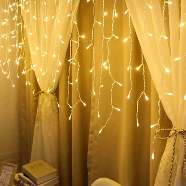 4 Metre 16 Saçak Led - Resim 2