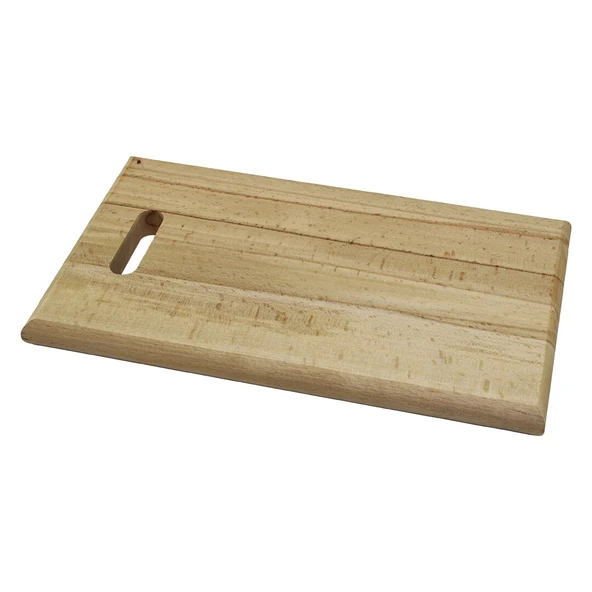 25X40CM   KALIN=2.5CM  AHŞAP KESİM PANOSU - ET TAHTASI  EL GEÇMELİ KULP (5314)