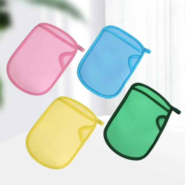 Yumuşak Banyo Duş Süngeri Eldiven - Resim 4