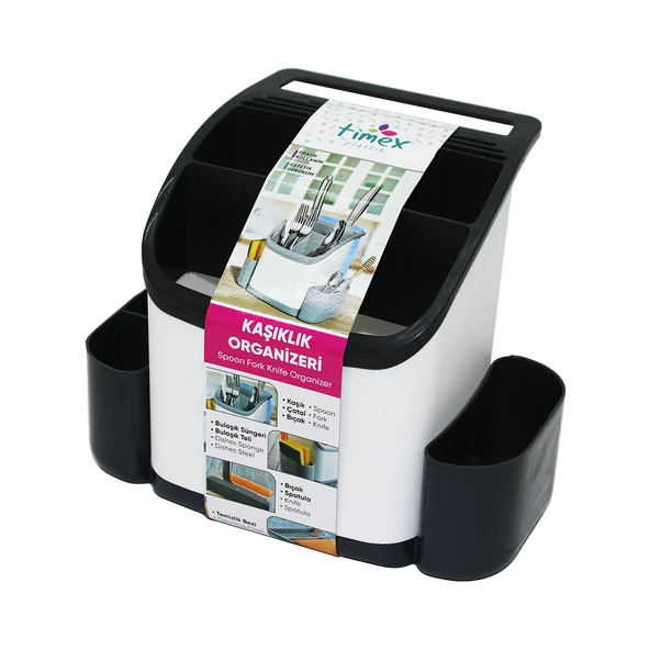 PLASTİK KAŞIKLIK ORGANİZER TEZGAH ÜSTÜ (5314)