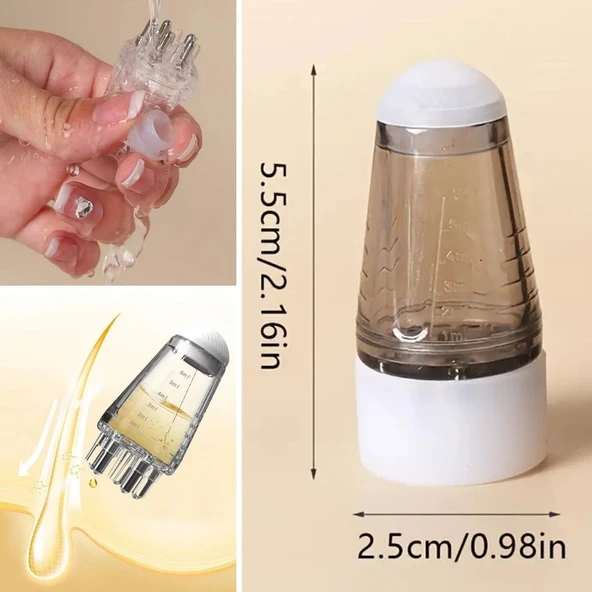 Mini Saç Derisi ve Cilt Bakım Serum Aplikatörü Saç Serum Şişesi (5314) - 5
