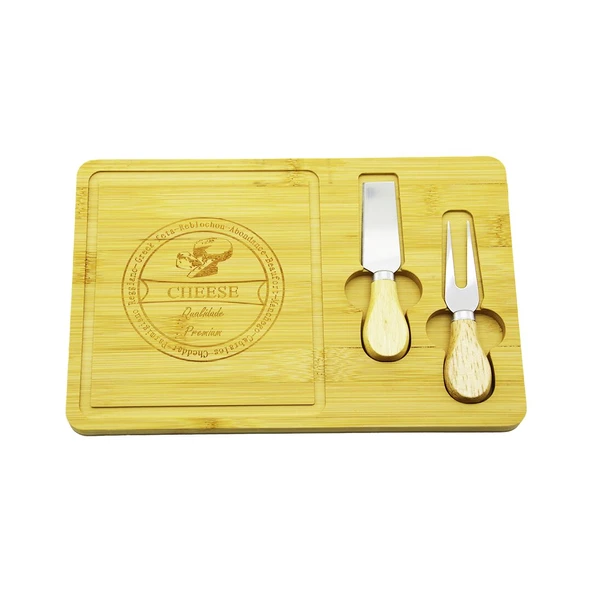 BIÇAK SAĞ 19X29CM -1.5CM AHŞAP BAMBU KAHVALTI PEYNİR SUNUM TABAK 2PEYNİR BIÇAK=AHŞAP SAPLI (5314)