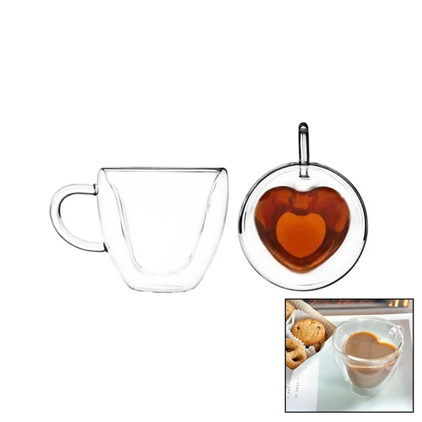 120 ML KALPLİ ÇİFT CİDARLI - SADETERMİSİL - ISIYA DAYANIKLIKULPLU CAM BARDAK BOROSİLİKAT İÇ KISMI 120 ML ALMAKTADIR (5314)