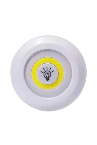 Led Lamba 3'lü Uzaktan Kumandalı Yapışkanlı - Resim 3