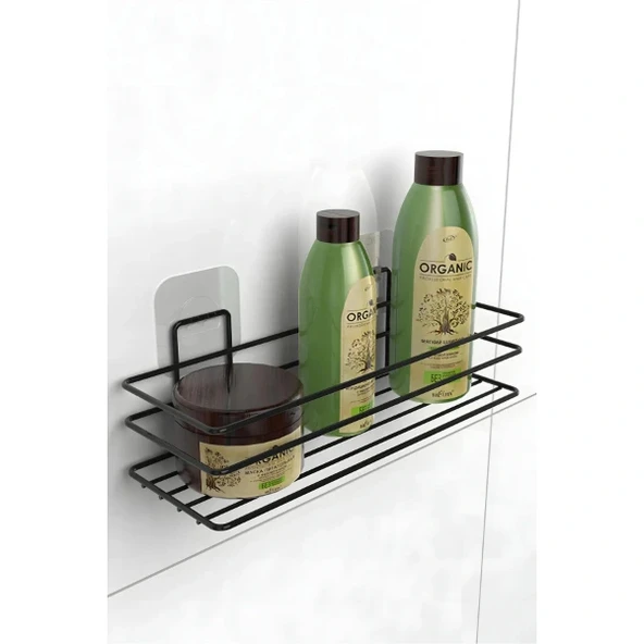 Yapışkanlı Duş ve Banyo Rafı - Resim 5