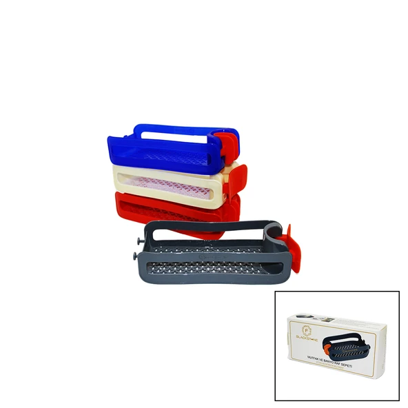 MUTFAK VE BANYO RAF SEPETİ SİLİKON TUTACAKLI 21-30MM (5314)
