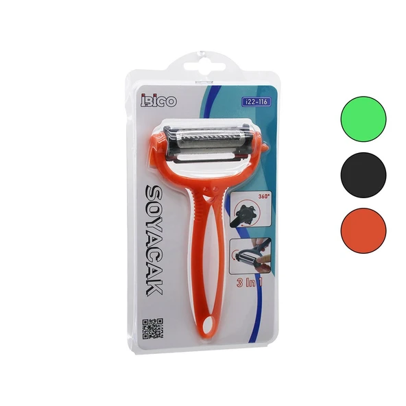 3IN1 METAL SOYACAK  PLASTİK SAPLI (5314)