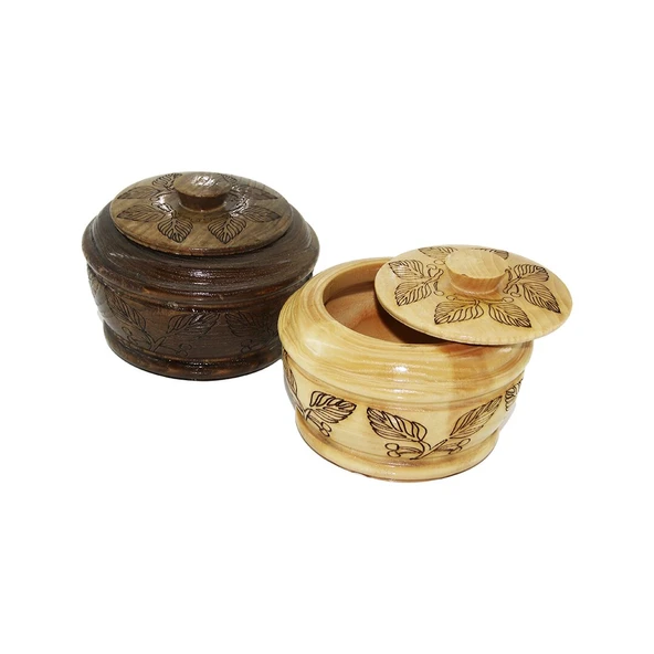 AYAKSIZ DESENLİ - CNC İŞLEMELİ AHŞAP ŞEKERLİK KAPAKLI FİLELİ AMBALAJ (5314)