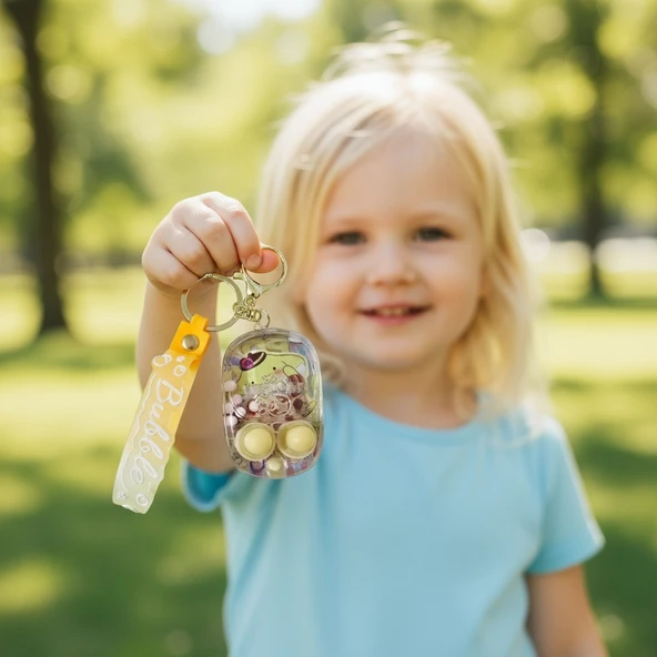 Kuromi Oyunlu Sulu Anahtarlık - Resim 2