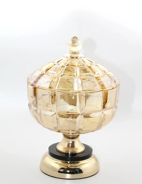 Kapaklı Cam Şekerlik Model 2 ürün görseli