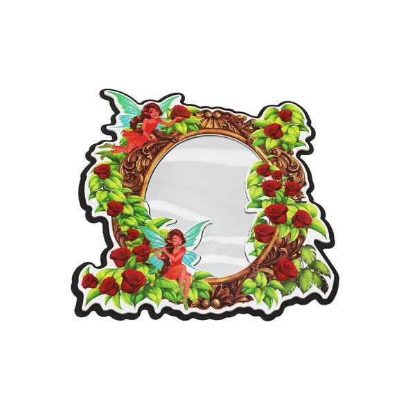 DESENLİ AYNALI DUVAR STİCKER (5314)