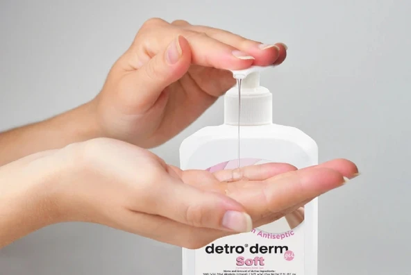 Detroderm Soft El Dezenfektanı 1 Lt-POMPA DAHİLDİR - Resim 2
