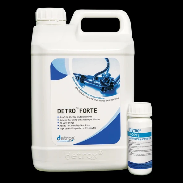 Detro Forte Yüksek Düzey Tıbbi Alet Ve Endoskop Dezenfektanı 5L - 2