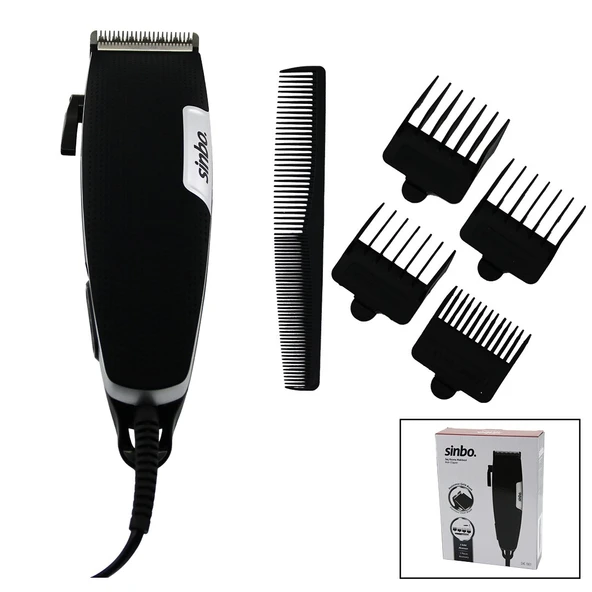 KABLOLU FİŞLİ SAÇ SAKAL KESME TRAŞ MAKİNESİ KOLLU TARAK AYARI SHC-1901 (5314)