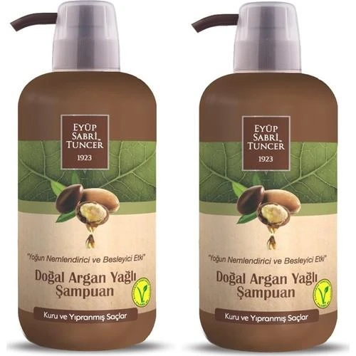 Eyüp Sabri Tuncer Doğal Argan Yağlı Şampuan 600 ml x 2 ürün görseli