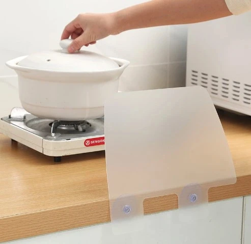 Lavabo ve Ocak Sıçrama Önleyici Vantuzlu Kalkan - Resim 4