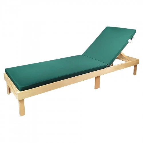 Taşınır Katlanır Şezlong Minderi Kamp Minderi Su Itici Kumaş Fermuarlı 180-55-5 Cm(Yeşil) ürün görseli 1