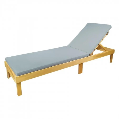 Taşınır Katlanır Şezlong Minderi Kamp Minderi Su Itici Kumaş Fermuarlı 180-55-5 Cm A.Gri ürün görseli 1