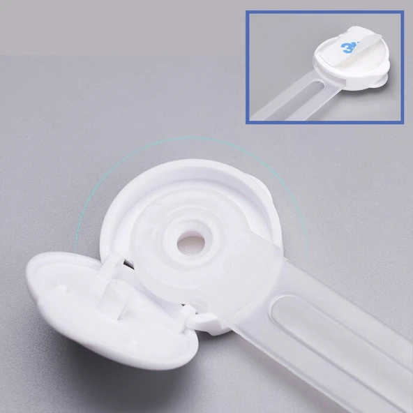 Bebek ve Çocuklar İçin Dolap Çekmece Emniyet Güvenlik Kilidi (5314) - 4