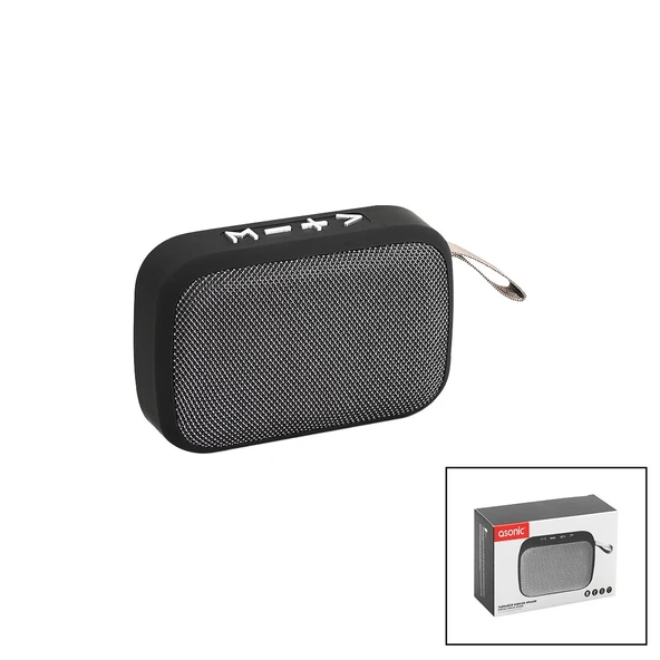 BLUETOOTH WİRELESS  MİNİ  HOPARLÖR SPEAKER  USB ŞARJLI   3W  300mAH PİL - MİKROFON - KART GİRİŞİ AS-02 (5314)