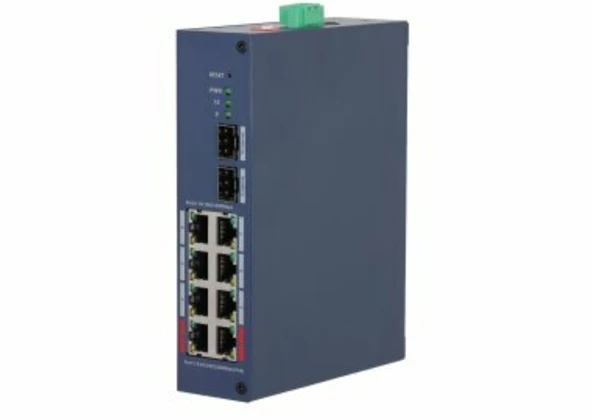 Dahua CHS4210-8GT-110 8 Port Poe 2 Port SFP Gigabit Yönetilebilir PoE Switch 110W ürün görseli 1