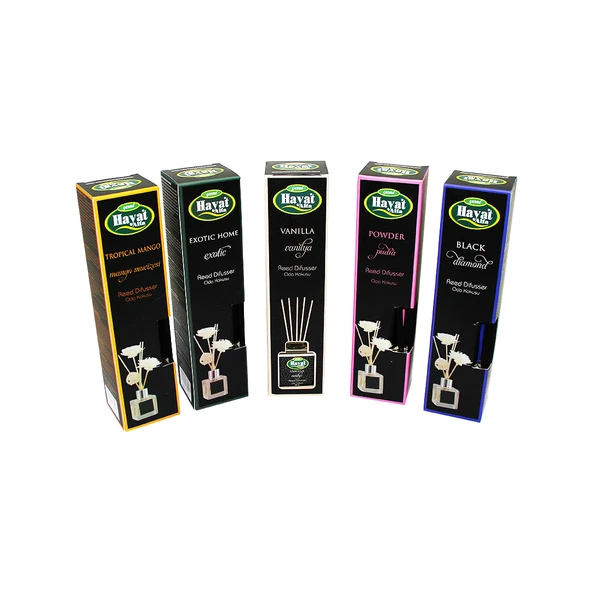 HAYAT ALFA KARE 100ML BAMBU ÇUBUKLU MİX ORTAM ODA KOKUSU (5314)