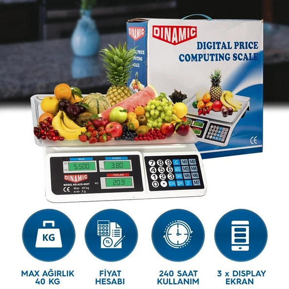 Elektronik Terazi 40 Kg (5314) - 3