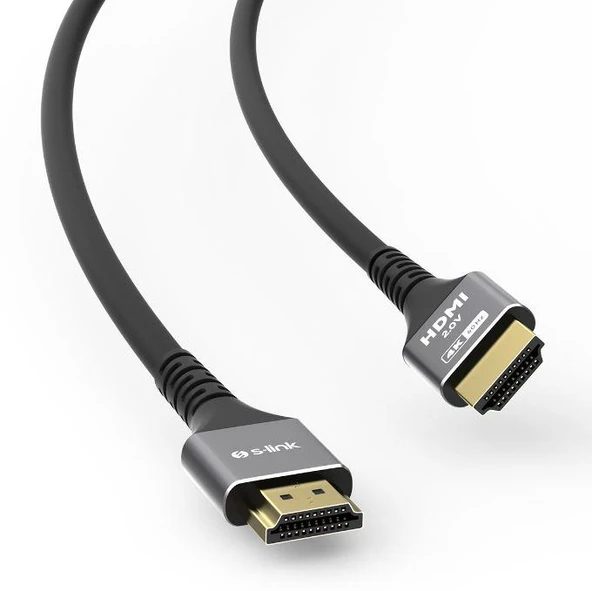 S-Lınk Slx-Hd4k05 19+1 Hdmı To Hdmı 5M Metal V2.0 4K (4096*2160) 60Hz Hdmı Kablo