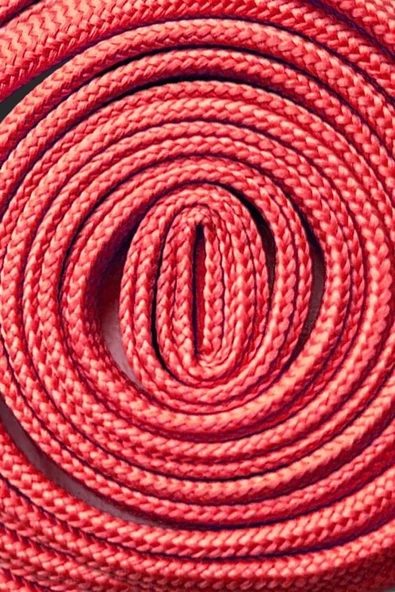 Kırmızı 1 cm Kalınlığında 1 Çift Yassı Spor Ayakkabı Bağcığı - Resim 6