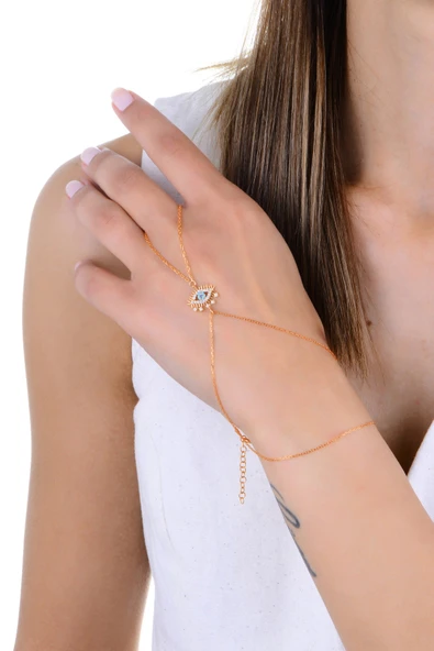 Gümüş rose zirkon taşlı lareyn şahmeran SGTL13011ROSE ürün görseli