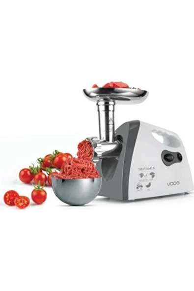 HARLEM GURME H-020-022 BEYAZ ELEKTRİKLİ ET KIYMA MAKİNESİ 2200W (5314)