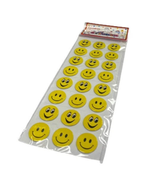 Ticon Gülen Yüz Sticker - 3 adet ürün görseli