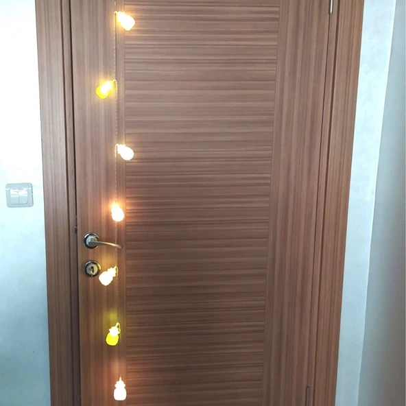 Karışık Renk Dekoratif Ananas Dolama 10’lu Şerit Led Işık Zinciri (5314) - Resim 3