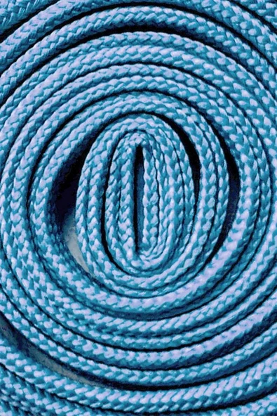 Mavi 1 cm Kalınlığında 1 Çift Yassı Spor Ayakkabı Bağcığı - Resim 3