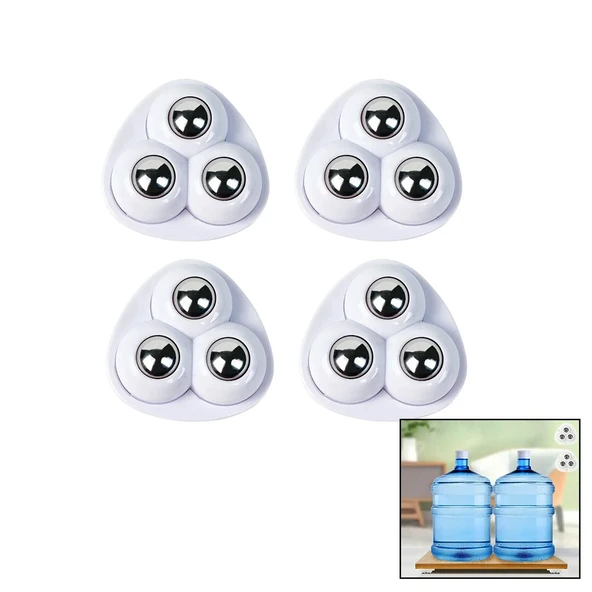 4 PCS 3 BİLYA TEKERLEKLİ MOBİLYA EŞYA TAŞIMA APARATI 360 DERECE (5314)