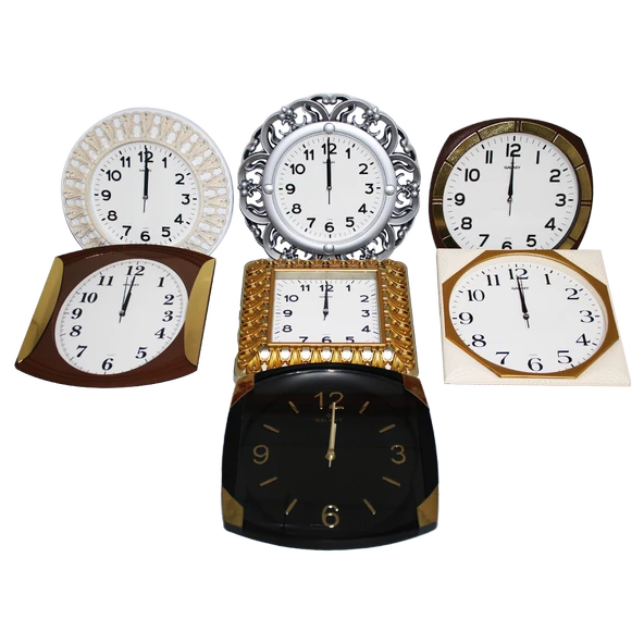 DÜZ DUVAR SAATİ KARIŞIK (5314)