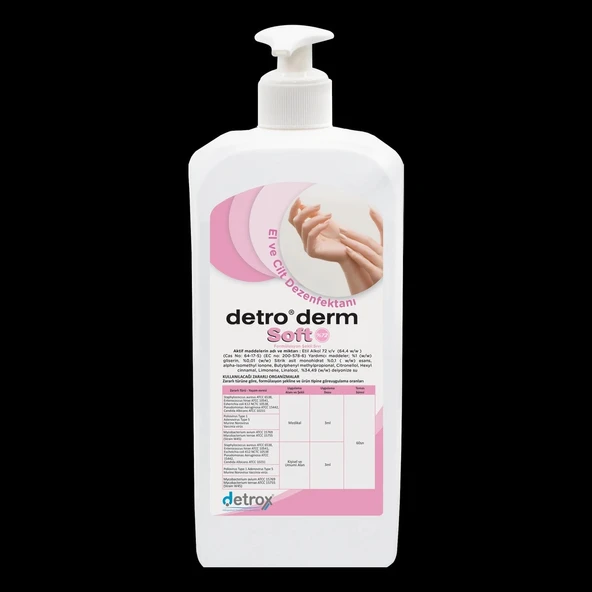 Detroderm Soft El Dezenfektanı 1 Lt-POMPA DAHİLDİR ürün görseli 1