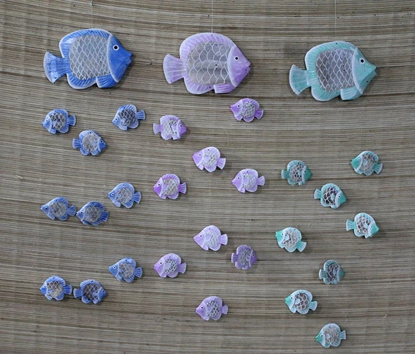 Balıklı Asmalı Rüzgar Çanı ürün görseli