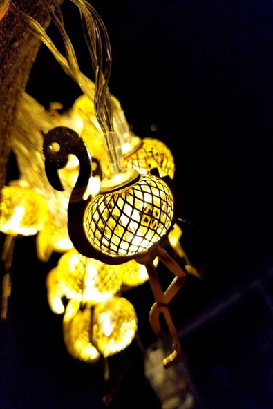 2 Metre Pilli İnce Tel Led Işık Zinciri Parti Aydınlatma (5314) - 4