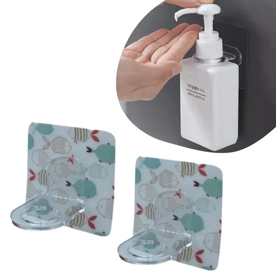 Süper Yapışkanlı Çok Amaçlı Cember Askı 2 Adet (5314)