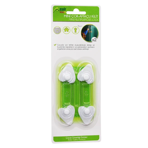 2 PARÇA  MİNİ ÇOK AMAÇLI KİLİT Ç.EMNİYET (5314)