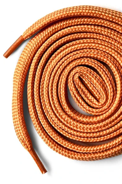 Turuncu 1 cm Kalınlığında 1 Çift Yassı Spor Ayakkabı Bağcığı - 11